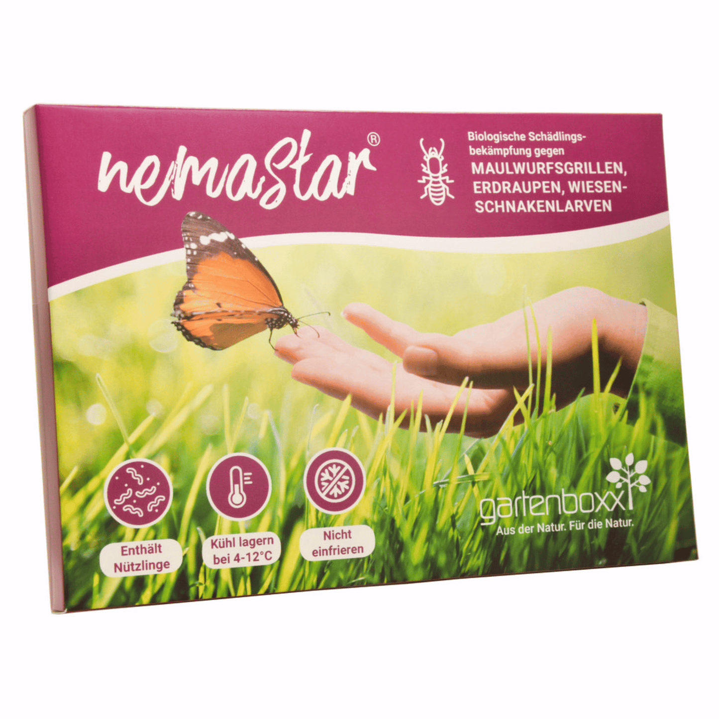 Nemastar - Nematoden gegen Maulwurfsgrille und Wiesenschnake - Pfl.Reg.Nr. 2969