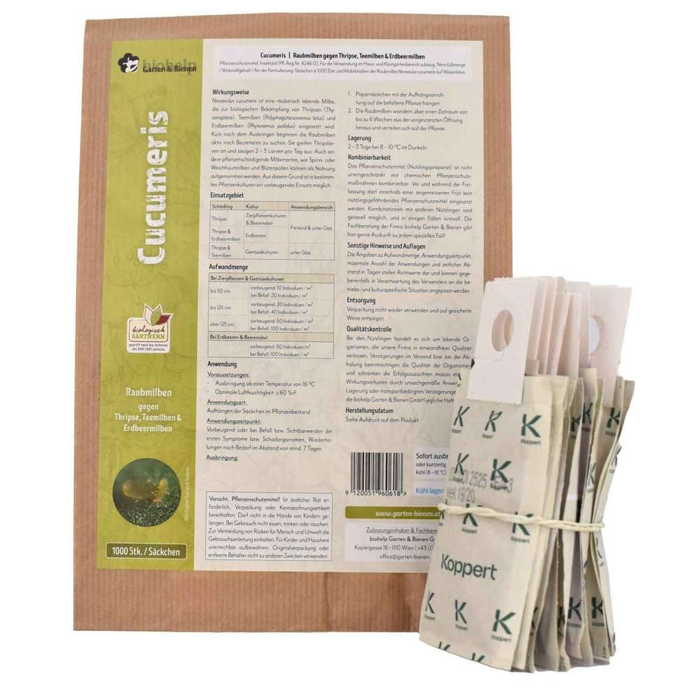 Raubmilben gegen Spinnmilben | Mix für 5m²